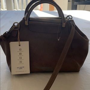 Antik Kraft hand bag Taupe color